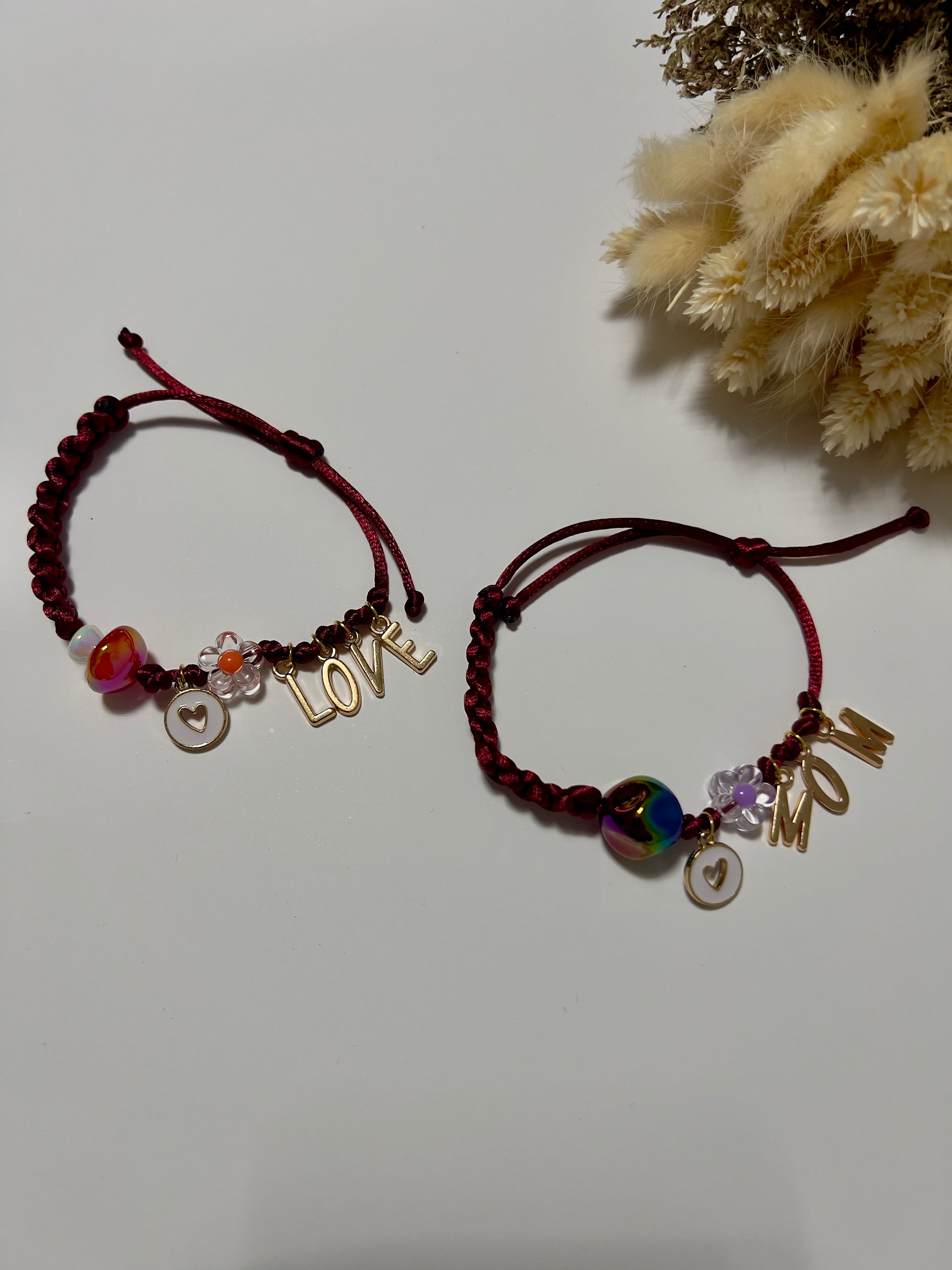 Handwoven Charm Bracelets