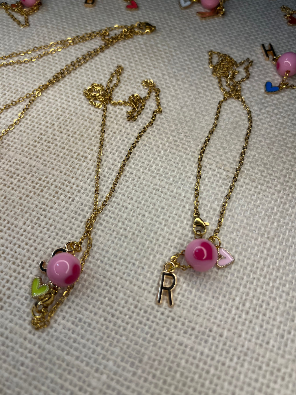 Heart and initials Necklace