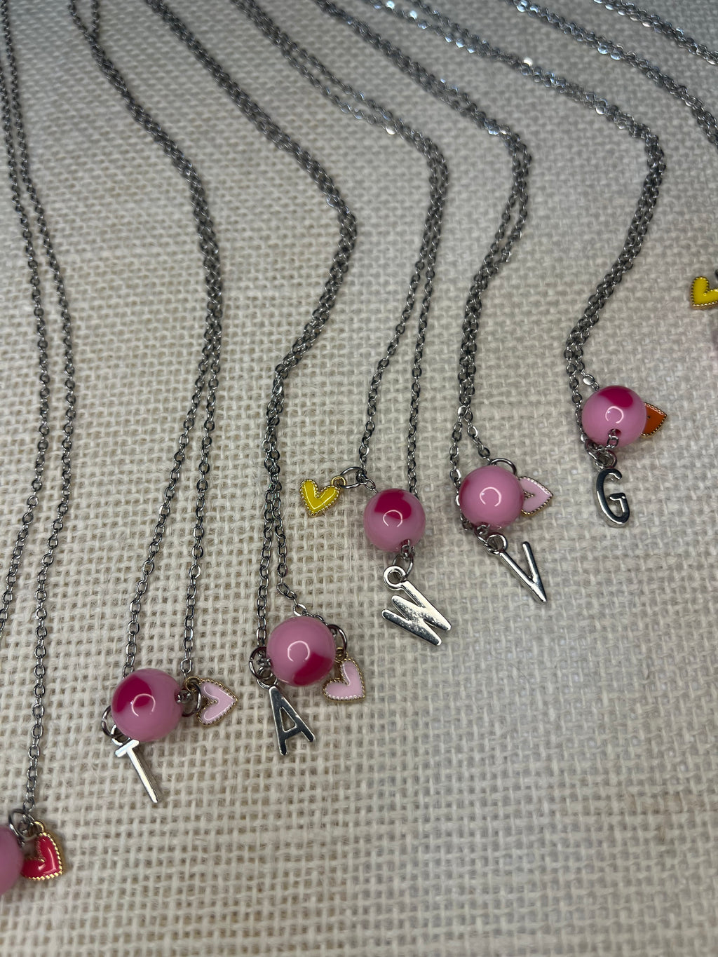 Heart and initials Necklace