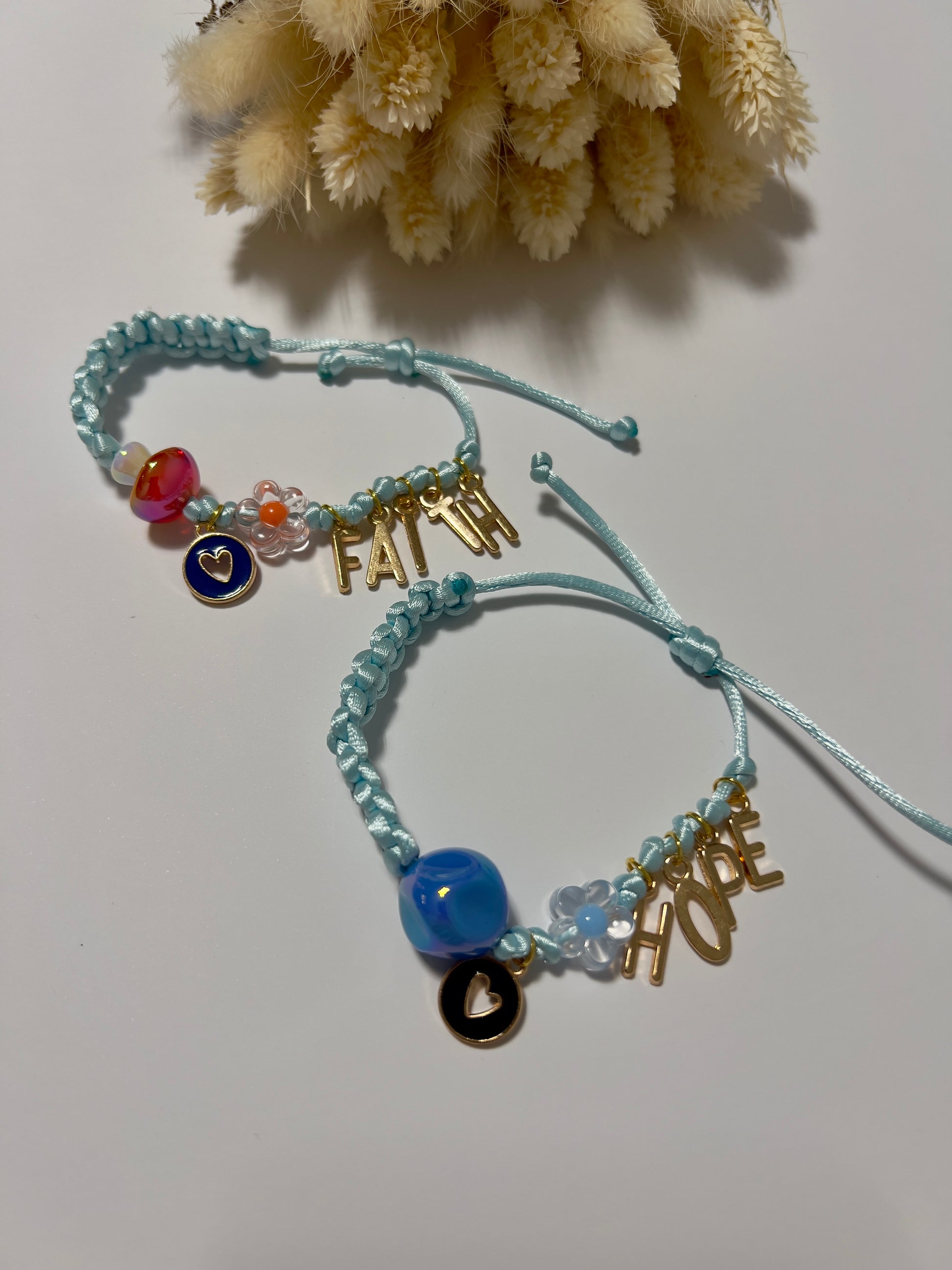 Handwoven Charm Bracelets