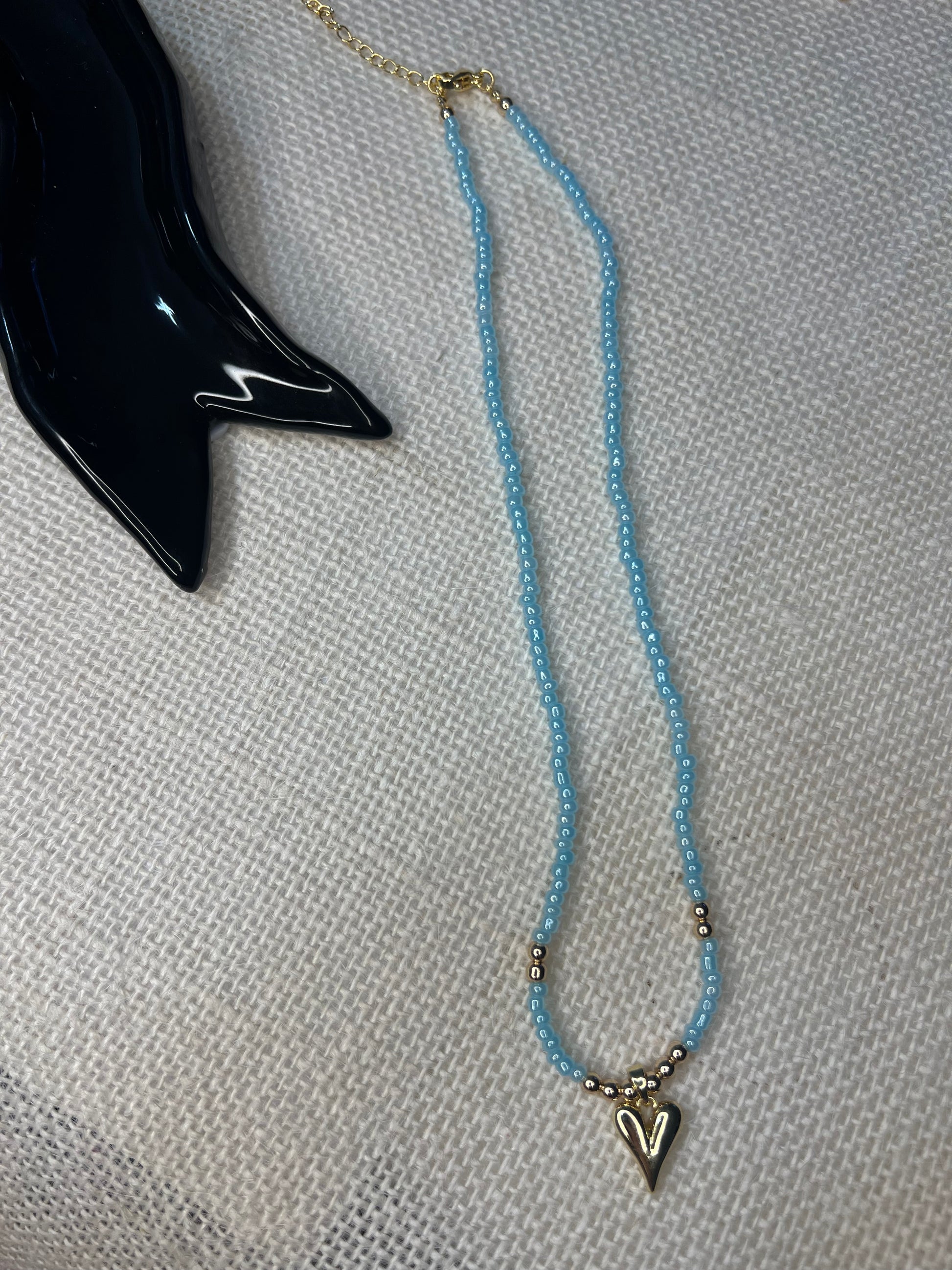 Blue beads necklace ⚡️